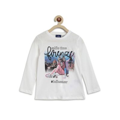 Knitted T-Shirt With Print